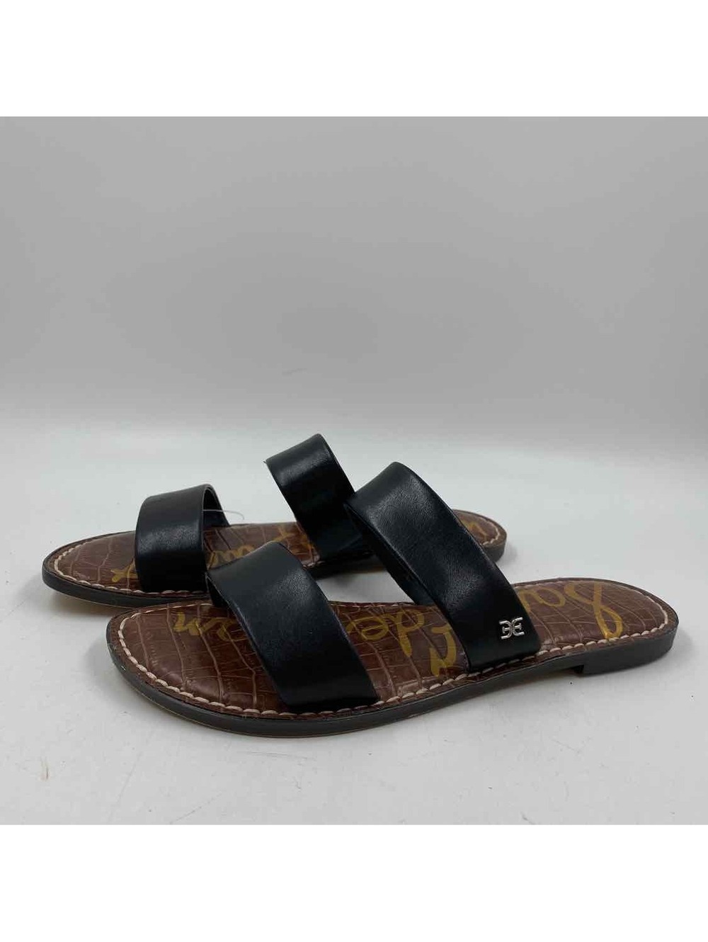 Sam Edelman Women's Shoe Size 7 Black Solid Sandals